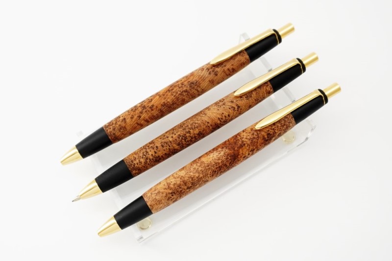 特上】屋久杉工房京 シャープペン 0.5mm 木軸 無垢 野原工芸【新型】