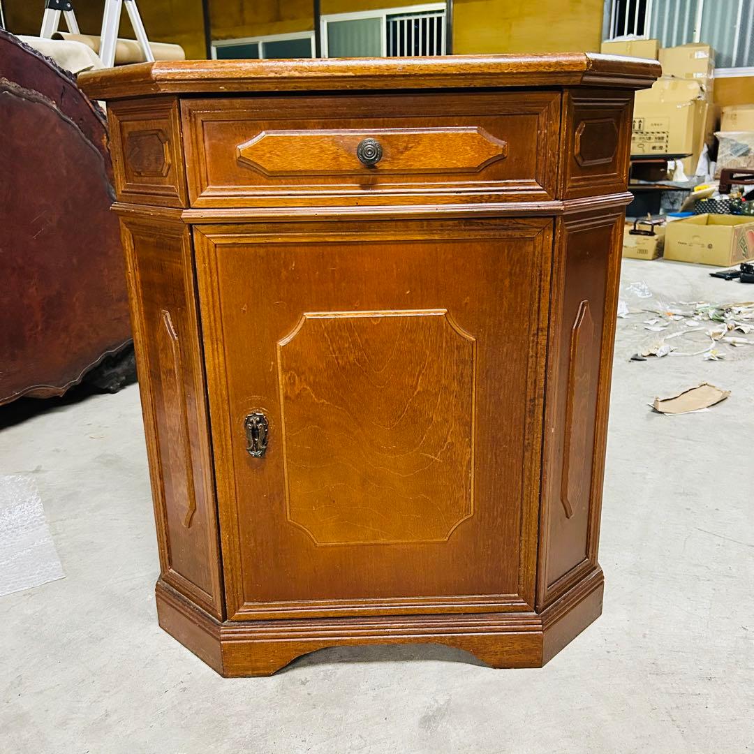 イタリアの家具です 木製デスク型箪笥 引き出し付き チェスト4段 イタリア製 幅51cm イタリア家具 輸入家具 ヨーロッパ家具