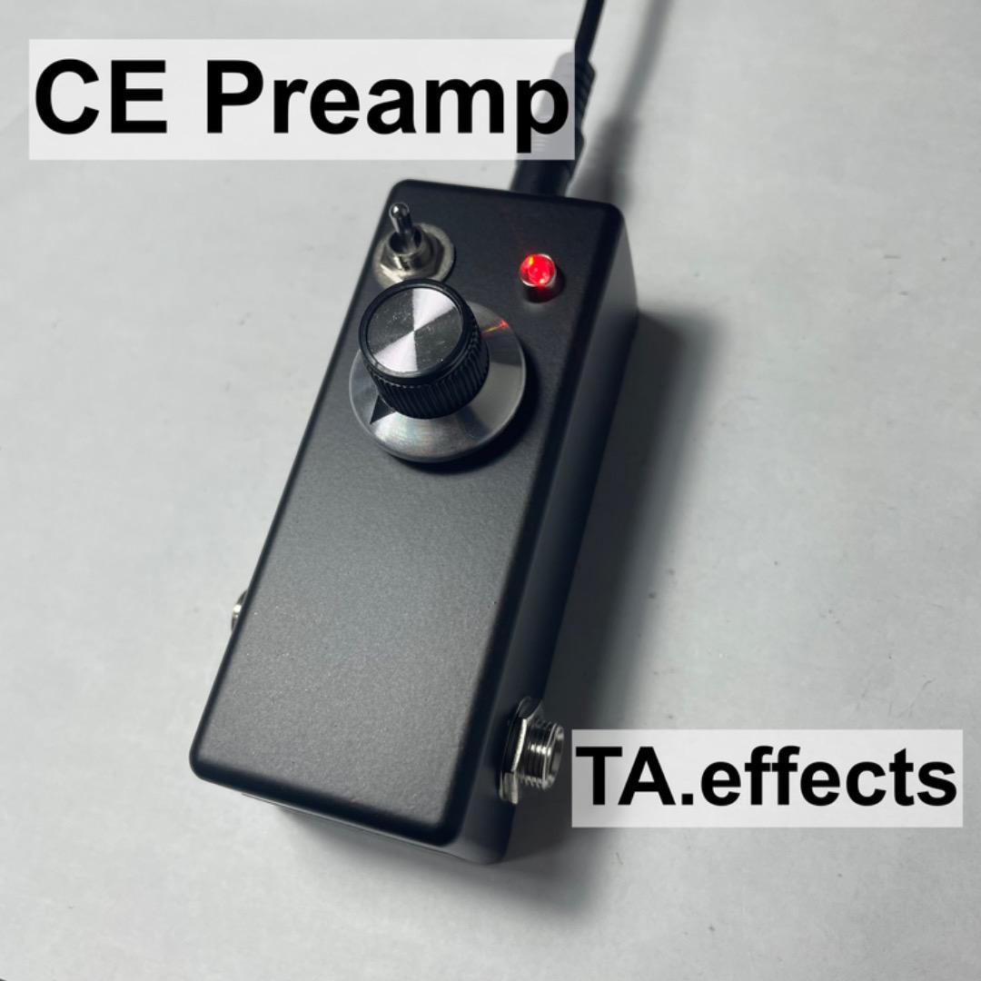 ギター CE Preamp TA.effects MATT BLACK CE Preamp TA.effects