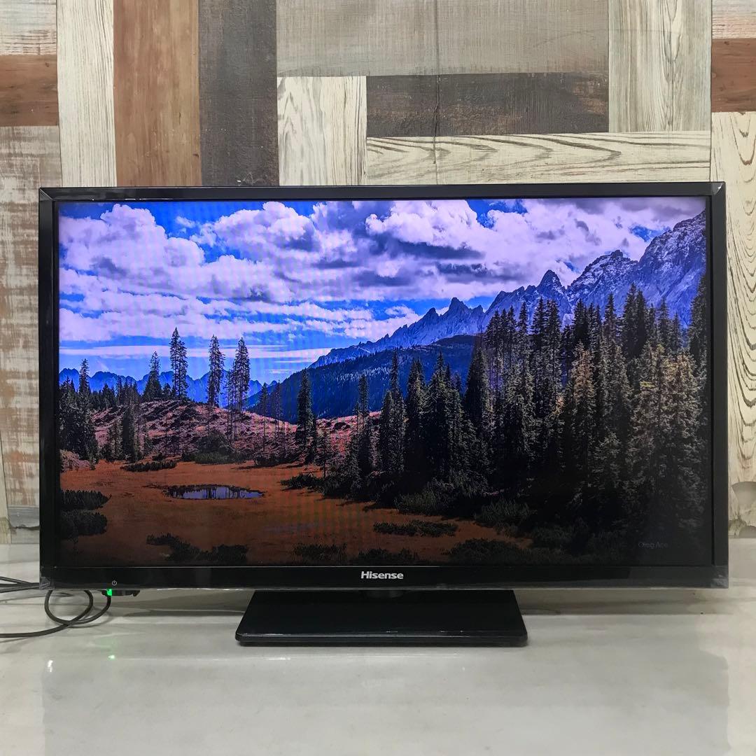 即日受渡❣️Hisense24型液晶テレビ Wチューナー裏番組録画対応8450円