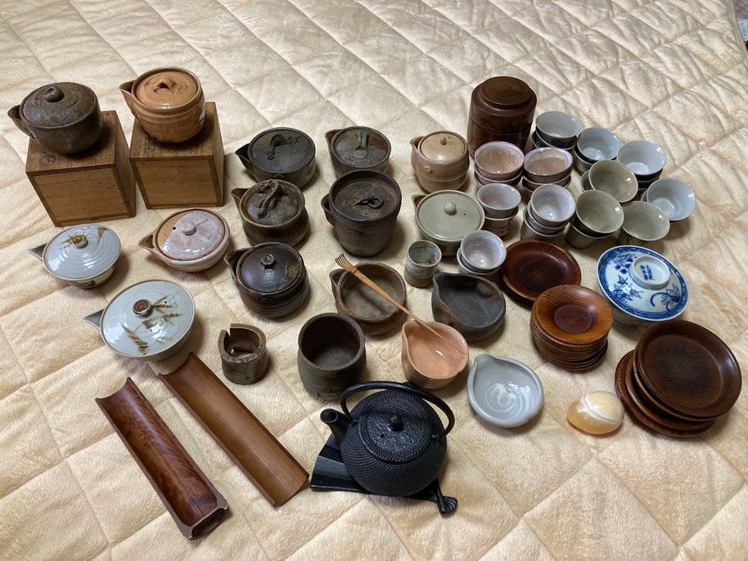 鈴*木様 【セット】備前焼　宝瓶　急須　湯冷し　湯呑み　煎茶道具　南部鉄器急須 鈴*木様 【セット】備前焼 宝瓶 急須 湯冷し 湯呑み 煎茶道具 南部