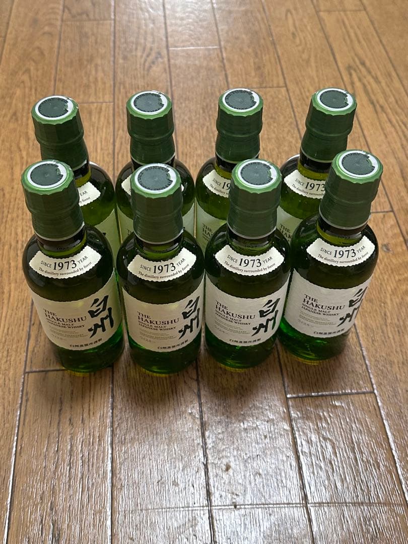 1973年製ウイスキー 8本セット 180ml アルコール分43％ 1973年製ウイスキー 8本セット 180ml アルコール分43％