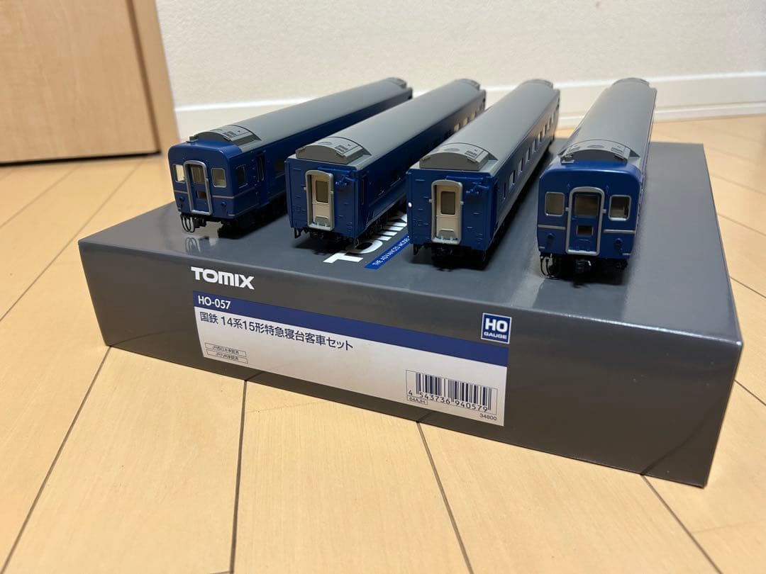 【未使用】TOMIX HO-057 国鉄14系15形特急寝台客車セット 国鉄 14系15形特急寝台客車セット｜製品情報｜製品検索｜鉄道模型