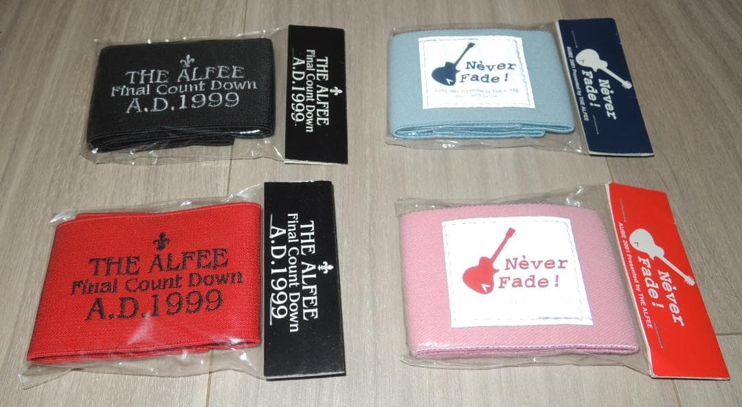 THE ALFEE リストバンド 4点セット THE ALFEE リストバンド 4点セット THE ALFEE リストバンド 4点セット