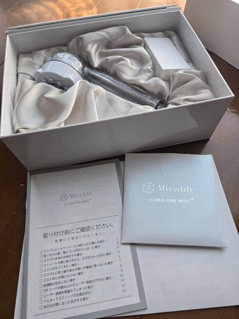 【新品】ミラブル　シャワーヘッド 楽天市場】ミラブル zero シャワーヘッド 本体 正規品 公式