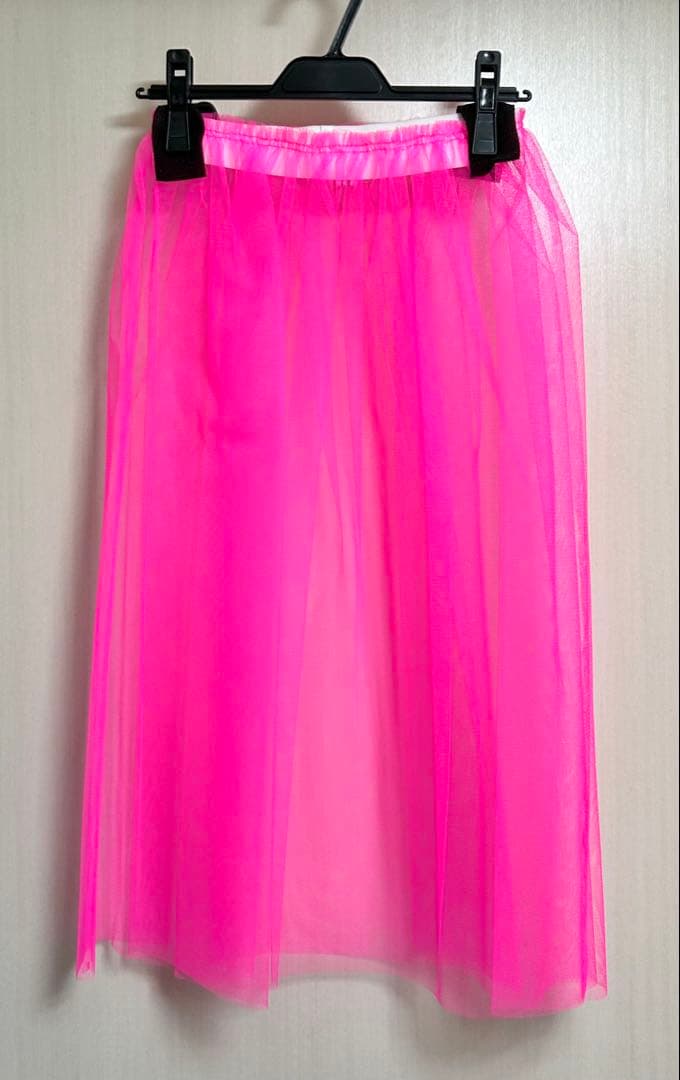 コムデギャルソン チュールスカート　ピンク