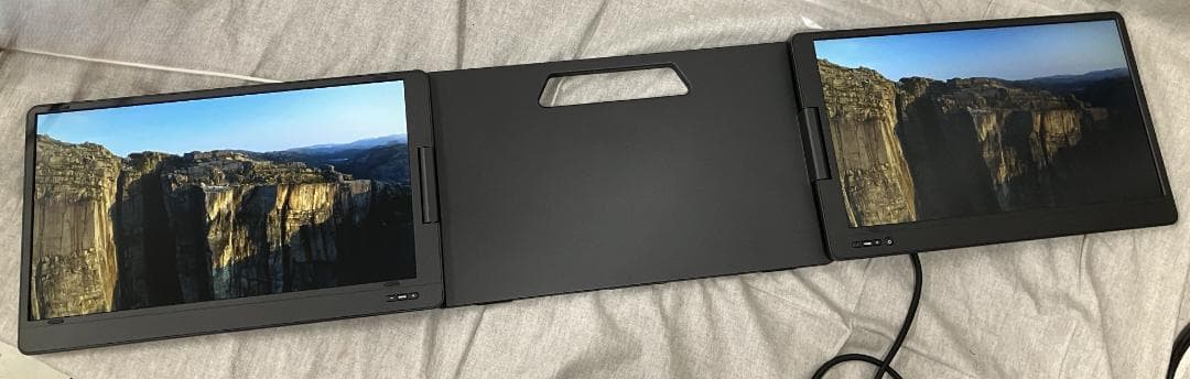 ピ*ಣ様 14インチ 2画面ディスプレイ180°回転 折りたたみ式FHD IPS ピ*ಣ様 14インチ 2画面ディスプレイ180°回転 折りたたみ式FHD IPS ピ