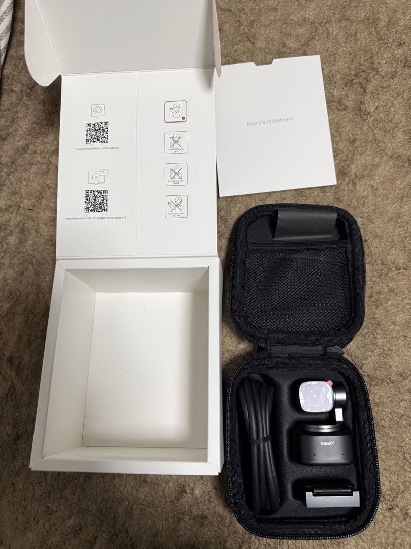 【ほぼ新品】OBSBOT Tiny2 4K Webカメラ キャリングケース付き Amazon.com: OBSBOT Tiny 2 AI-Powered PTZ 4K Webcam 1/1.5