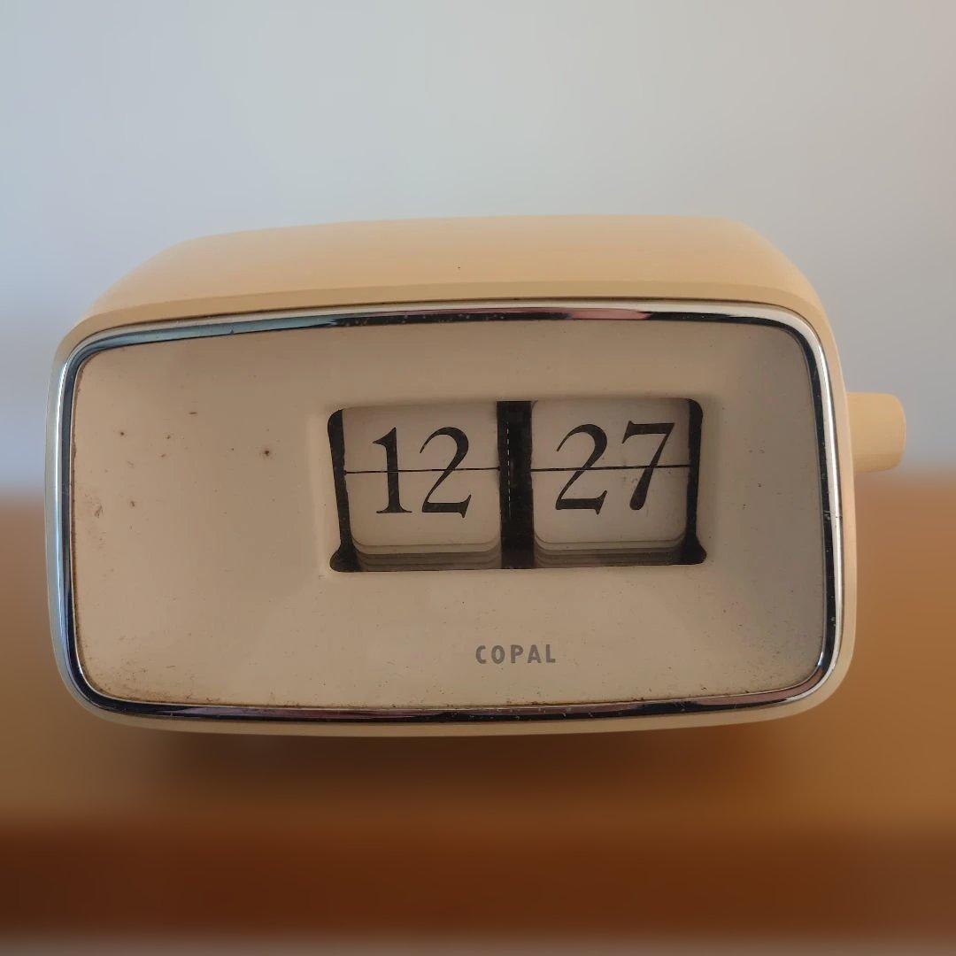COPAL 置時計 1969年製 レトロ Vintage Japenese Copal Red SP-128 70s flip-alarm-clock, EU version