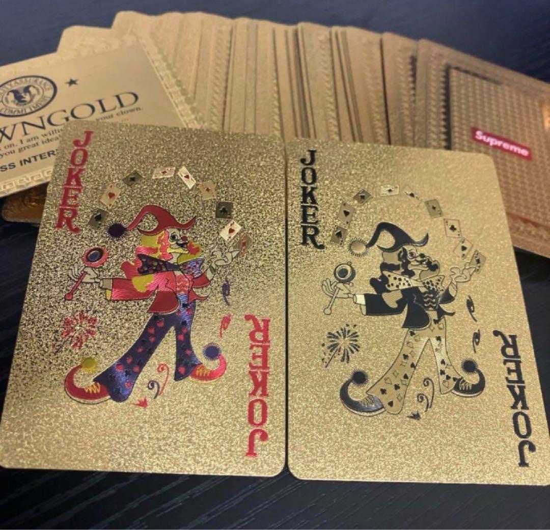 supreme ゴールドトランプ シュプリーム ランダム1枚