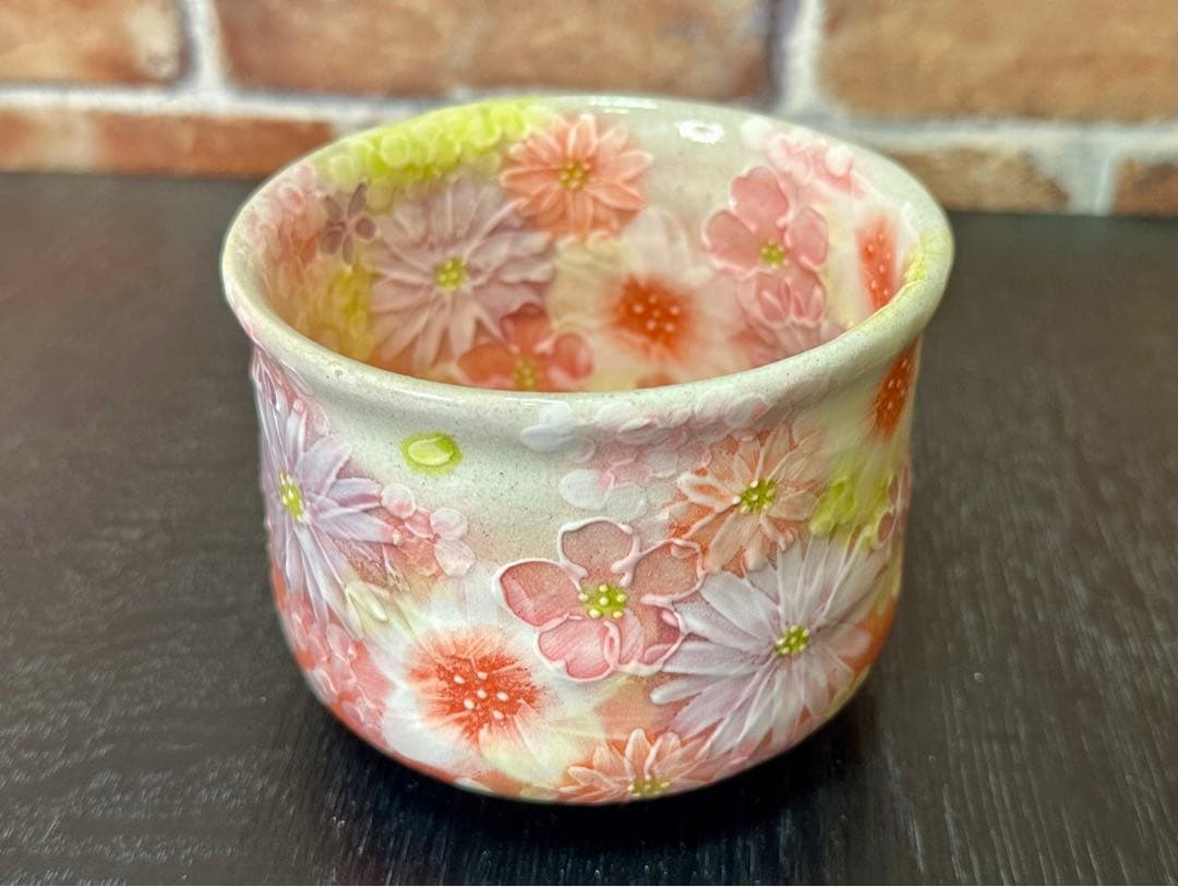 楽天市場】【紅彩京花 抹茶碗（平型）】 抹茶茶碗 お抹茶 茶道具 茶器