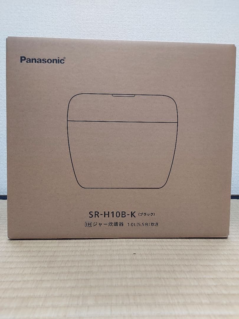 ★新品未開封★Panasonic　SR－H10B－K(ブラック)炊飯器★ パナソニック Panasonic 炊飯器 5.5合 IH ブラック SR-H10B-K : コジマ