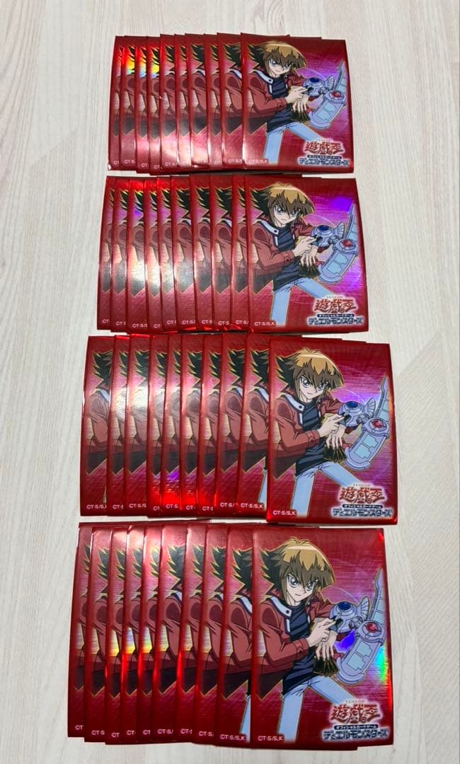 遊戯王　遊城十代　初期　スリーブ　40枚 遊戯王 遊城十代 スリーブ 40枚セットの通販 Nazznaプロフ必読にしま