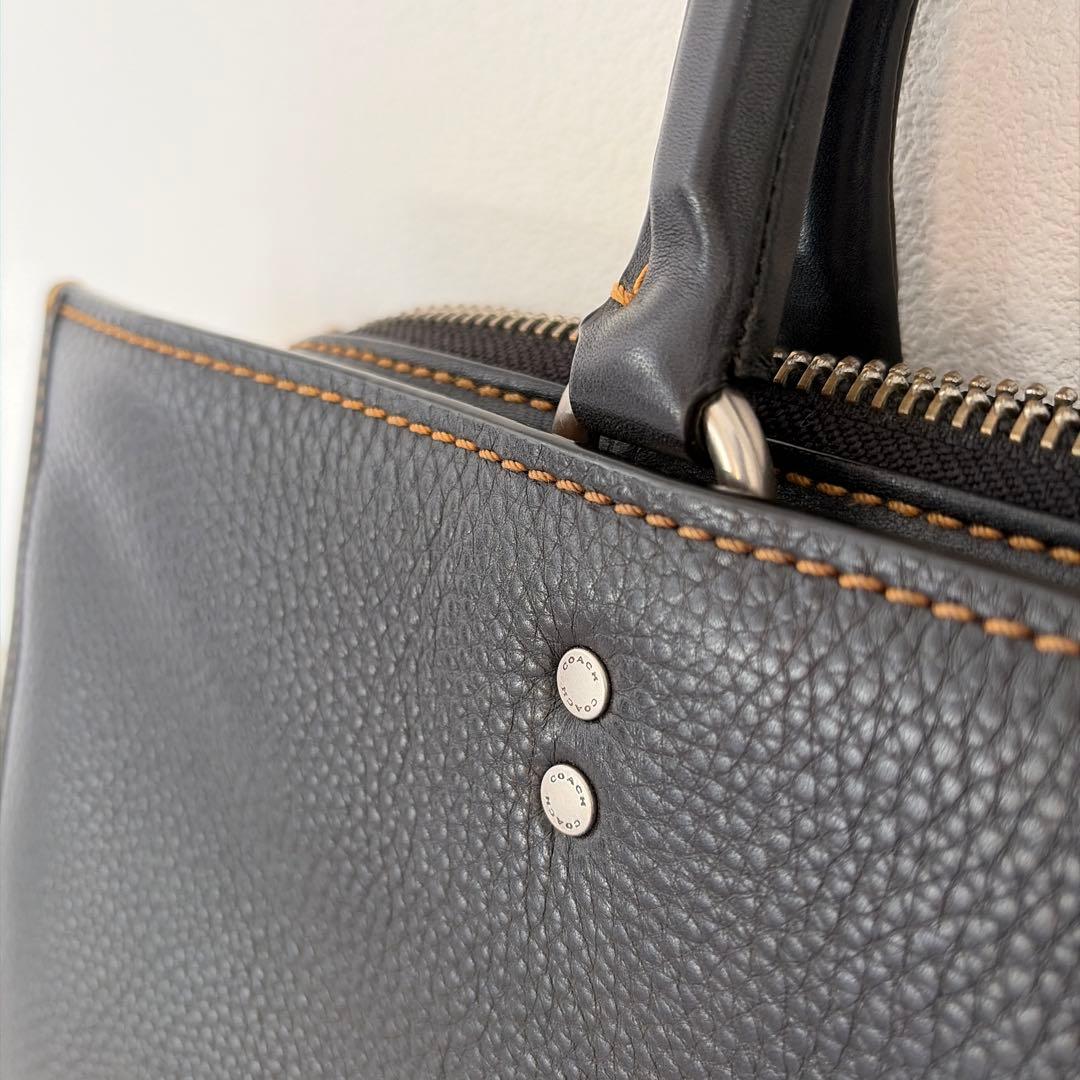 コーチ　ローグ　ブリーフケース　ブラック
