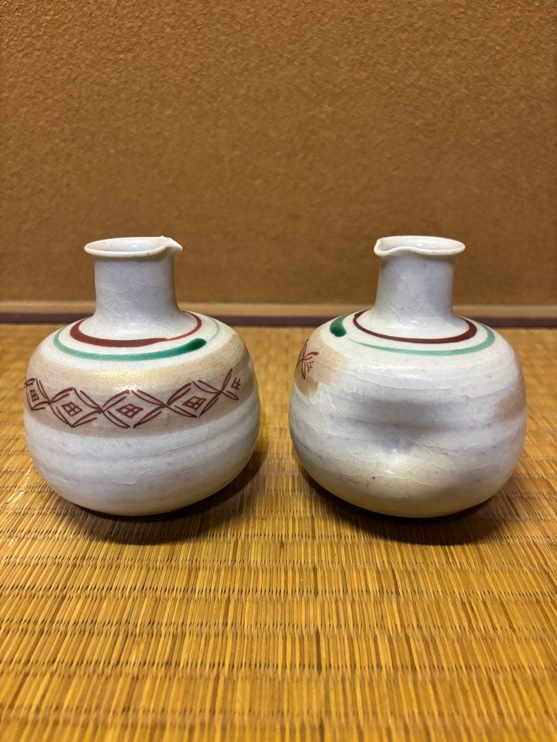人間国宝 三代徳田八十吉 (正彦) 酒器セット 九谷焼