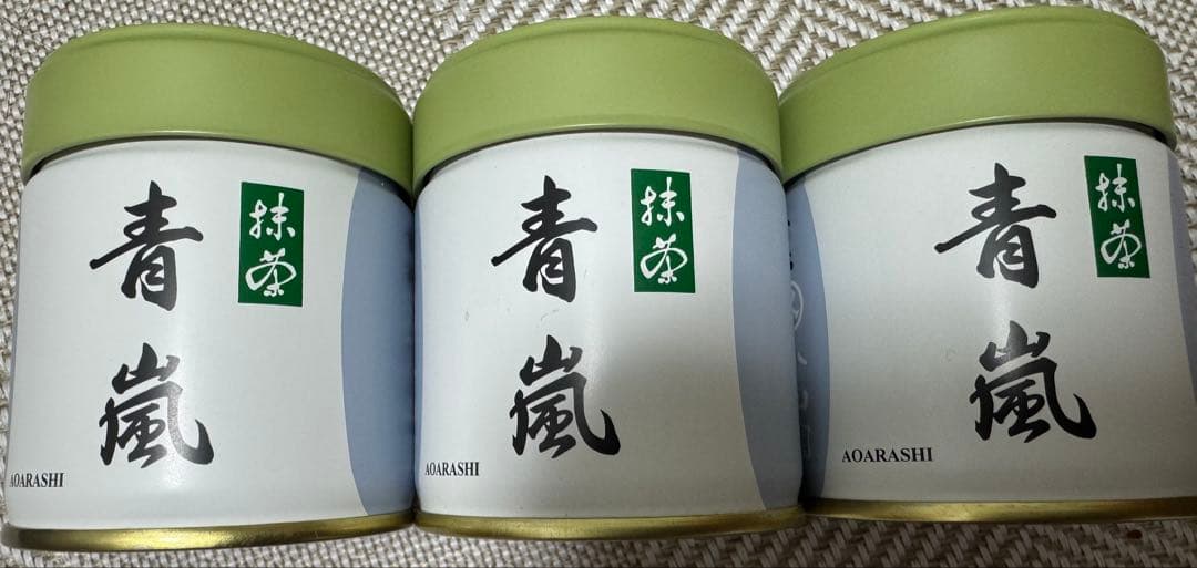 抹茶 40g 丸久小山園　青嵐3缶セット 丸久小山園 抹茶 青嵐 40g 3缶セット