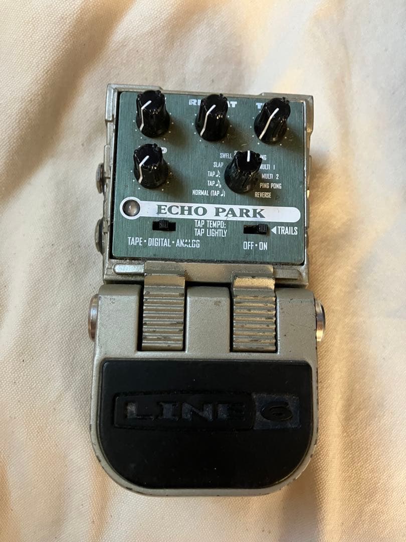 ギター line6 ECHO PARK Line 6 ToneCore Echo Park Delay Guitar Effects Pedal | Musician's
