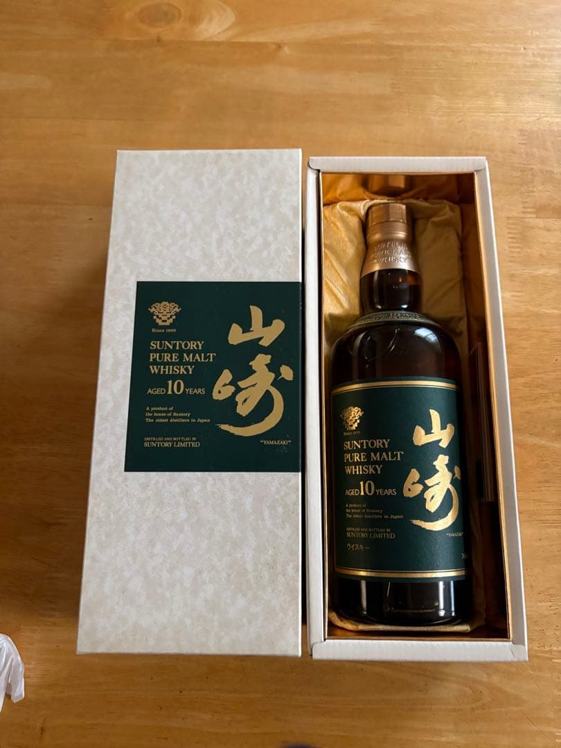 【未開封・箱付き】山崎10年 ピュアモルトウイスキー 700ml SYJ01 2026年最新】山崎 10年 ピュアモルトの人気アイテム - メルカリ